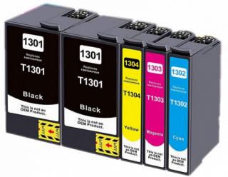 5x Tusz Do Epson T1301-1304 T01301-01304 32/18ml CMYK