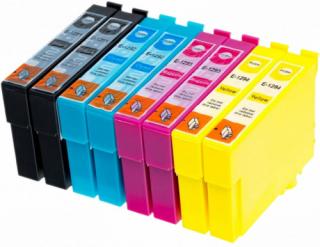 8x Tusz Do Epson T1291-1294 T01291-01294 15/12ml CMYK