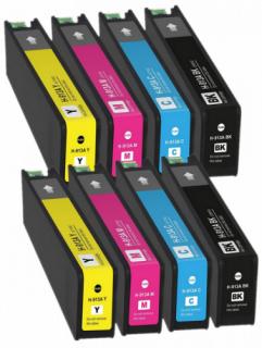 8x Tusz Do HP 913A 70/45ml CMYK