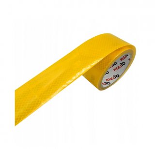 Taśma odblaskowa samoprzylepna żółta 25 mm x 5 m