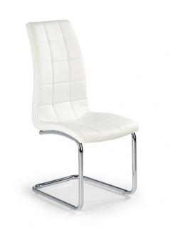 Krzesło K147 Chrom/Biały Ekoskóra
