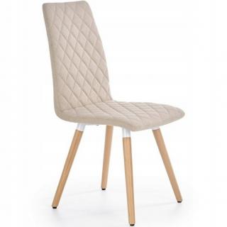 Krzesło K282 Buk/Beżowy