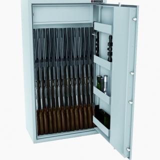 Sejf na 14 szt. broni MLB 150S/14-K. Z zamkiem kluczowy. 1450*800*400 mm. (w*s*g).