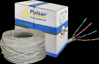 SKRĘTKA WEWNĘTRZNA U/UTP PULSAR / 5E / 305M / 100% MIEDŹ