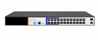 SPEM024B-2F SWITCH ZARZĄDZALNY INTERNEC / 26 portów / 2 SFP + 24 PoE / RACK