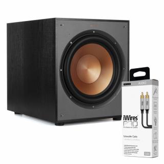 Klipsch R-120SW (czarny) - Black Friday! -  Techlink iWires PRO Subwoofer Cable [711053] (3.0m) Gratis! - Raty 10x0% - Dostawa 0zł! - Odsłuchy - Polska gwarancja