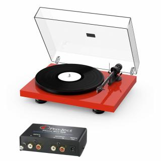 Pro-Ject Debut Carbon Evo (Czerwony piano) + Phono Box MM - Raty 20x0% lub specjalna oferta! - Dostawa 0zł! - Odsłuchy - Polska gwarancja