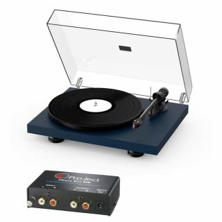 Pro-Ject Debut Carbon Evo (Niebieski satyna) + Phono Box MM - Raty 20x0% lub specjalna oferta! - Dostawa 0zł! - Odsłuchy - Polska gwarancja