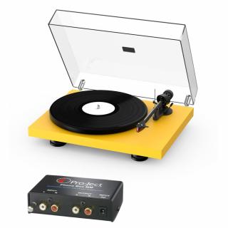 Pro-Ject Debut Carbon Evo (Żółty satyna) + Phono Box MM - Raty 20x0% lub specjalna oferta! - Dostawa 0zł! - Odsłuchy - Polska gwarancja