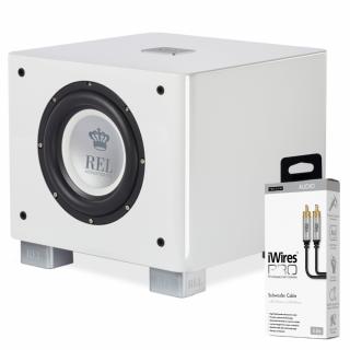 REL T/7x (biały połysk) - Techlink iWires PRO Subwoofer Cable [711053] (3.0m) Gratis! - Black Weeks! - Raty 20x0% lub specjalna oferta! - Dostawa 0zł! - Odsłuchy - Polska gwarancja