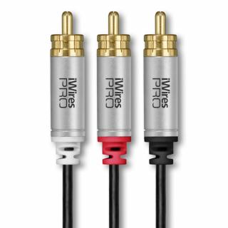 Techlink iWires PRO Subwoofer Cable (2xRCA - 1xRCA, Y) [711043] (3.0m) - Dostawa 0zł! - Salon Q21 Pabianice