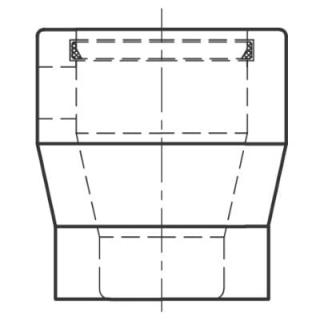 Element przyłączeniowy kotła WHO Fi60/100-80/125 9566171 Viessmann