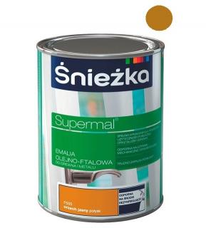 Emalia Olejno-Ftalowa SUPERMAL jasny orzech 0,8L ŚNIEŻKA