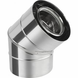 Kolano kwasoodporne podwójna ścianka 60x100/45 Turbo II Prodmax
