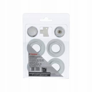 Korki grzejnikowe z akcesoriami 1'' x 1/2'' zestaw