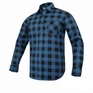 Koszula robocza flanelowa w kratę STRONG rozm.41 niebieska Artmas