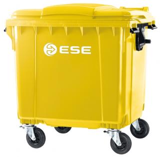 Pojemnik na odpady 1100l ESE Żółty