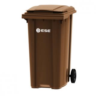 Pojemnik na odpady 360l ESE Brązowy