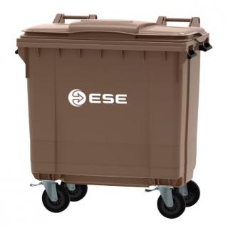 Pojemnik na odpady 770l ESE Brązowy