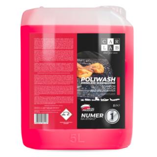 CarLab Poliwash Red - Polimerowy szampon bez spłukiwania 5L