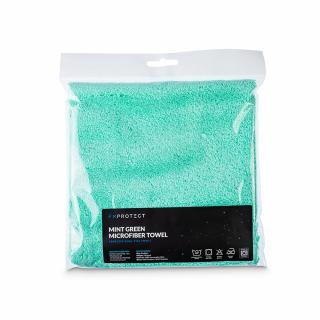 FX Protect Mint Green Microfiber Towel – bezkrawędziowa mikrofibra, zielona, 40x40, 550gsm