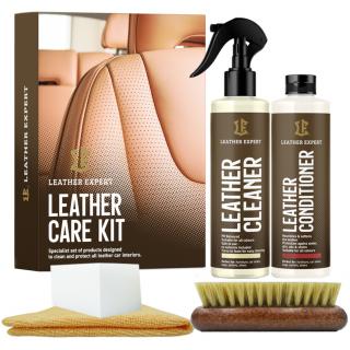 Leather Expert Leather Car Leather Care Kit – zestaw do czyszczenia i konserwacji skóry