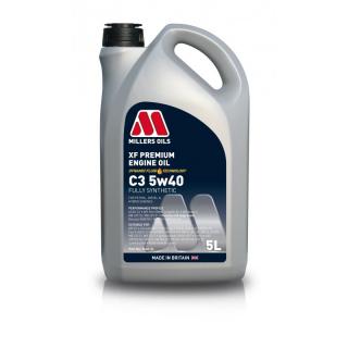 Millers Oils XF PREMIUM C3 5w40 – w pełni syntetyczny olej silnikowy, MID SAPS 5L