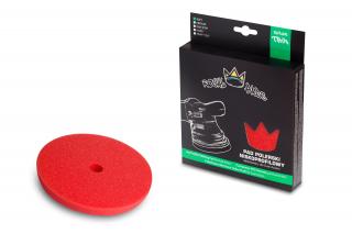 Royal Pads Thin Soft Pad – miękki niskoprofilowy pad polerski do maszyn DA, czerwony 130/140mm
