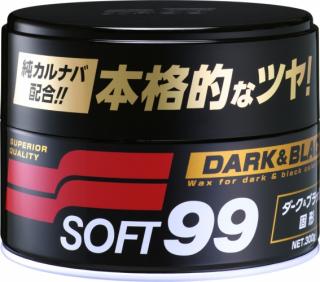 SOFT99 Dark  Black naturalny wosk Carnauba do ciemnych lakierów 300g