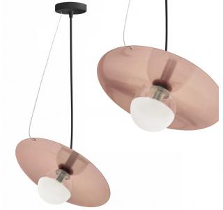 LAMPA APP1418-CP CZARNA/RÓŻOWE ZŁOTO SUFITOWA WISZĄCA