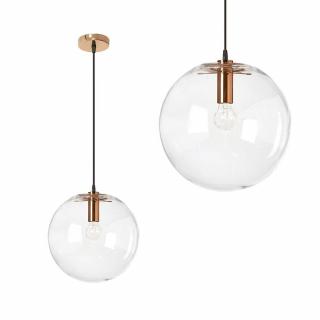 LAMPA SZKLANA LASSI 30 CM APP041-1CP ROSE GOLD