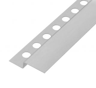 LISTWA BRODZIKOWA CZOŁOWA NIKIEL SZCZOTKOWANY 130CM