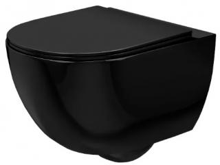 MISA PODWIESZANA WC REA CARLO MINI RIMLESS FLAT BLACK
