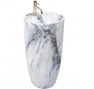 UMYWALKA CERAMICZNA WOLNOSTOJĄCA ANYA GRANIT MAT 45X84cm