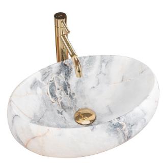Umywalka nablatowa Rea Linda Granit Mat  48,5X34cm