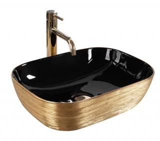 UMYWALKA REA BELINDA BLACK GOLD BRUSH - NABLATOWA 46,5x33cm