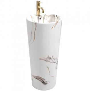 UMYWALKA WOLNOSTOJĄCA BLANKA MARBLE MARMUR MATT 40X85cm