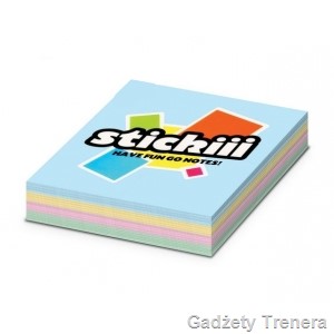 Karteczki samoprzylepne kwadrat pastele