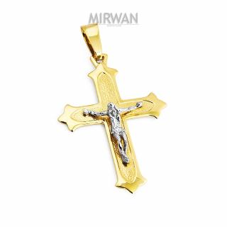 Złoty krzyżyk z postacią Jezusa MIRWAN.PL