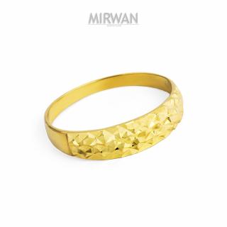 Złoty pierścionek cały diamentowany MIRWAN.PL