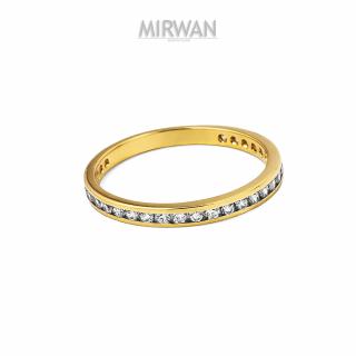 Złoty pierścionek obrączkowy MIRWAN.PL