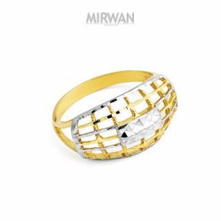 Złoty pierścionek pajęczynka MIRWAN.PL