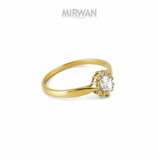 Złoty pierścionek proby 585 MIRWAN.PL