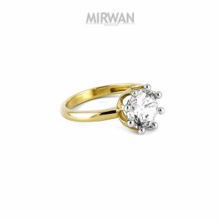 Złoty pierścionek w kształcie korony MIRWAN.PL