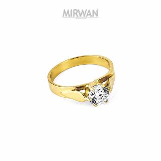 Złoty pierścionek z dużym okiem MIRWAN.PL