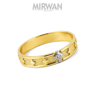 Złoty różaniec na palec z krzyżykami MIRWAN.PL