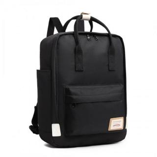 Czarny plecak vintage damski KN01