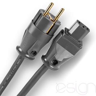 Supra LoRad Silver SPC 2.5 CS-EU Srebrzony ekranowany kabel zasilający