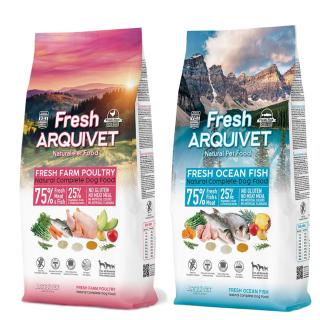 ARQUIVET FRESH Półwilgotna karma dla psa ryba oceaniczna MIX SMAKÓW 2x10 kg