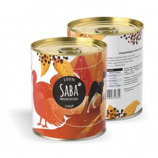 [W] Saba indyk 100% 850 g